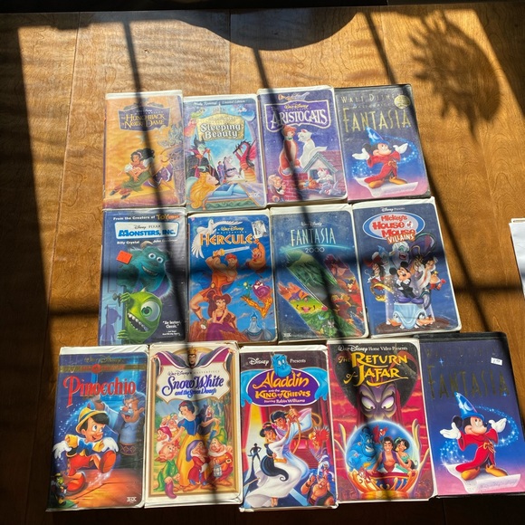 Disney Other Rare Lot Of Disney Vhs Tapes 4 Black Diamonds Poshmark